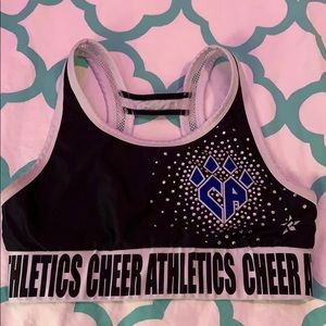 cheer athletics sports bra